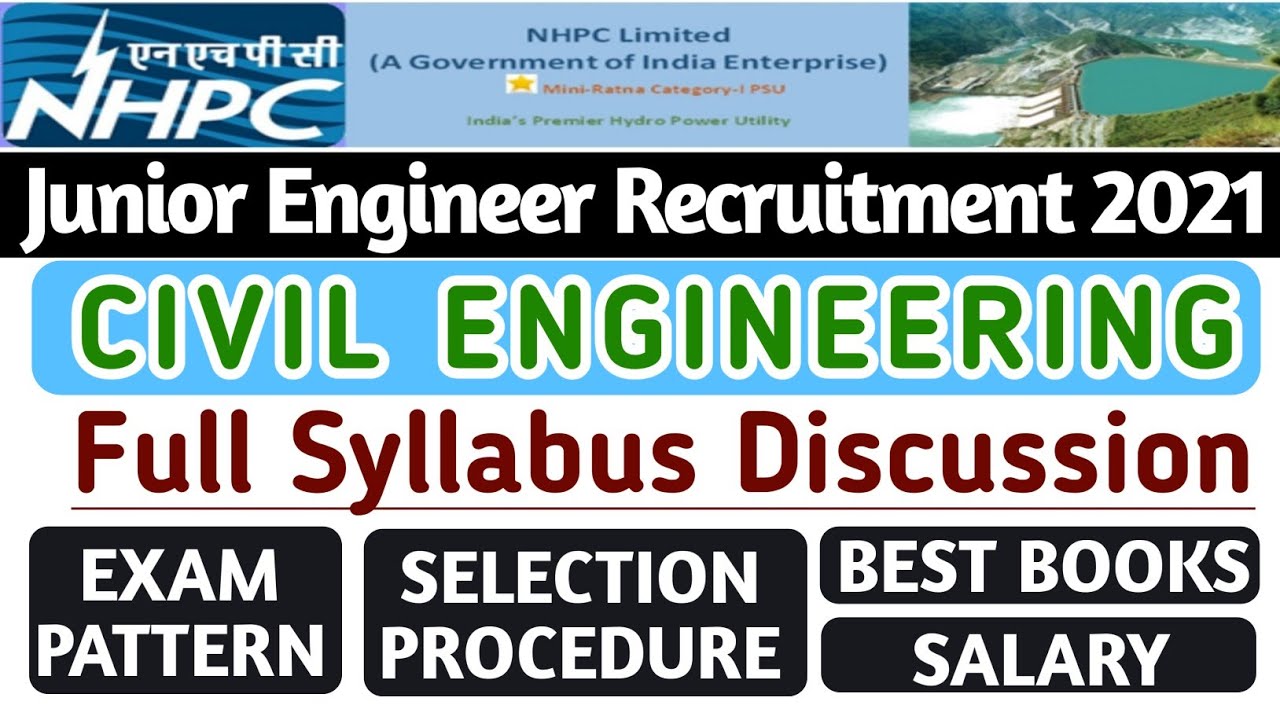 NHPC JE CIVIL SYLLABUS 2021 | NHPC JE SYLLABUS CIVIL ENGINEERING | NHPC Civil JE Syllabus 2021