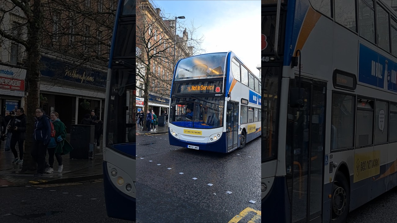 10048 MX12 LWO ADL E40D Not in Service | Stagecoach Manchester