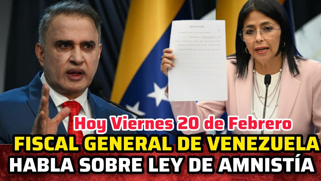 🔴FlSCAL GENERAL DE VENEZUELA HABLA SOBRE LĖY DE AMNISTÍA / ESTO FUENLO QUE DIJO