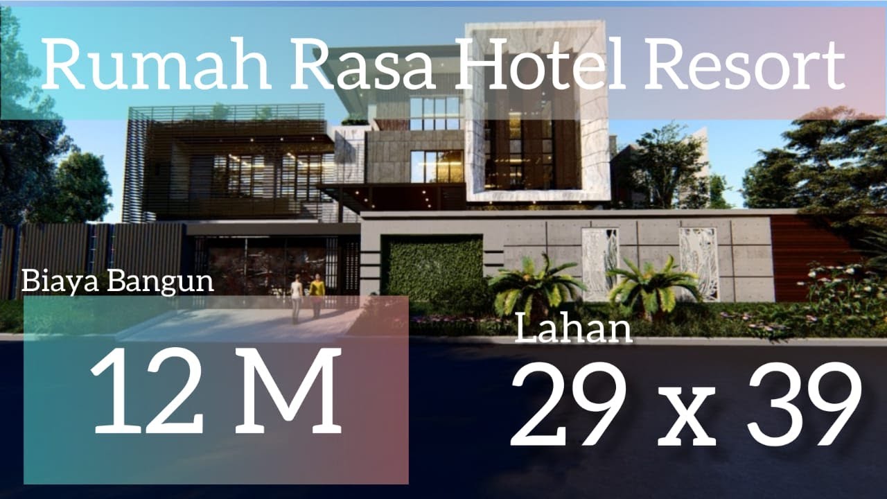 Desain Rumah The Real Sultan Super Mewah 12 M. Bapak Koan dilahan 29 x 39