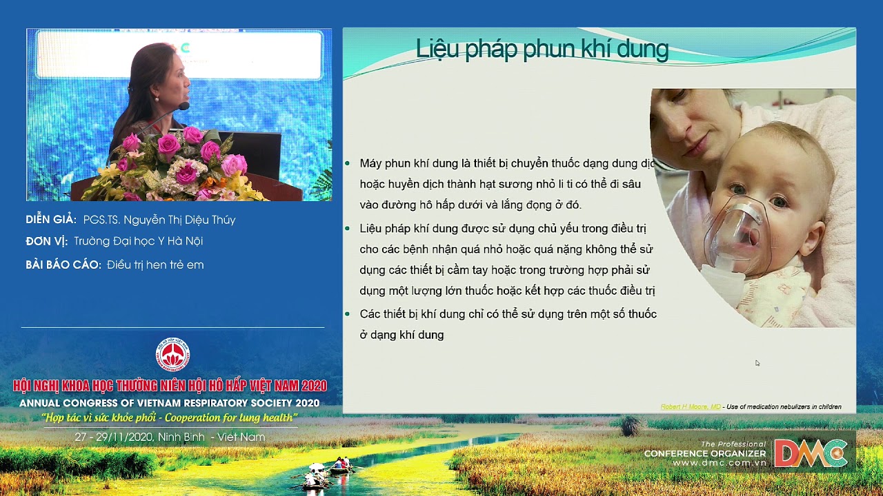 Điều trị hen trẻ em