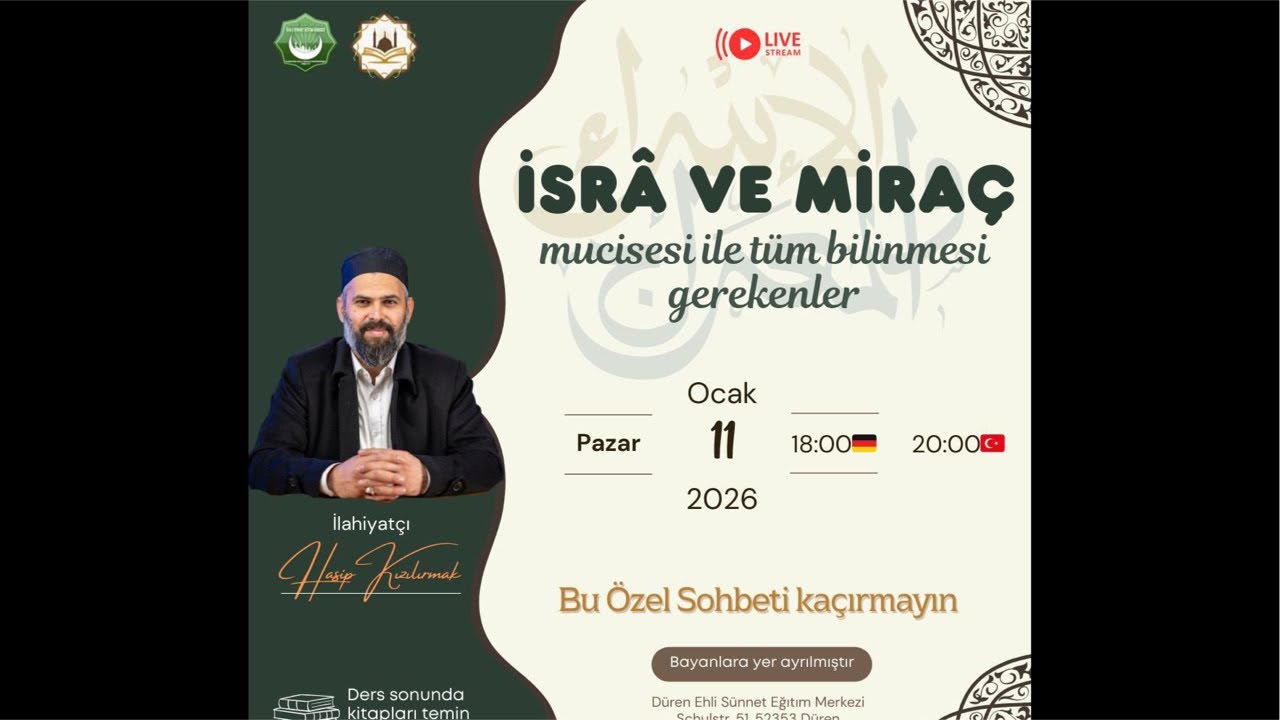İsrâ ve Miraç mucizesi ile tüm bilinmesi gerekenler - İlahiyatçı Hasip Kızılırmak Hoca