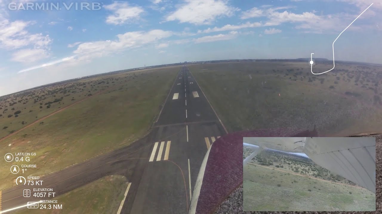 Approach from Johannesburg and Landing in Kimberley