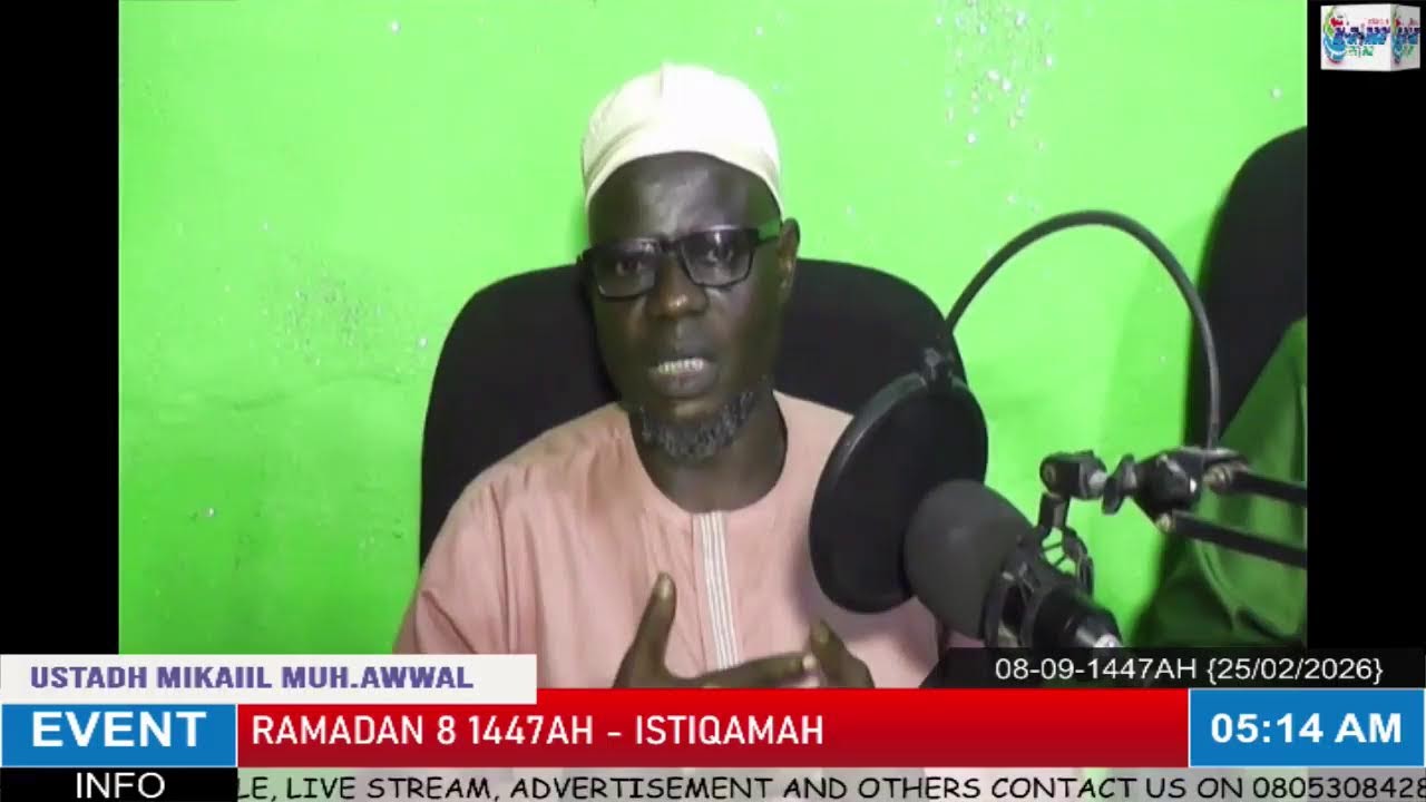 ISTIQAMAH BY USTADH MIKAIIL MUH.AWWAL OTM RADIO PROGRAMME TAGGED SAOTUL - HAQQ 1447AH