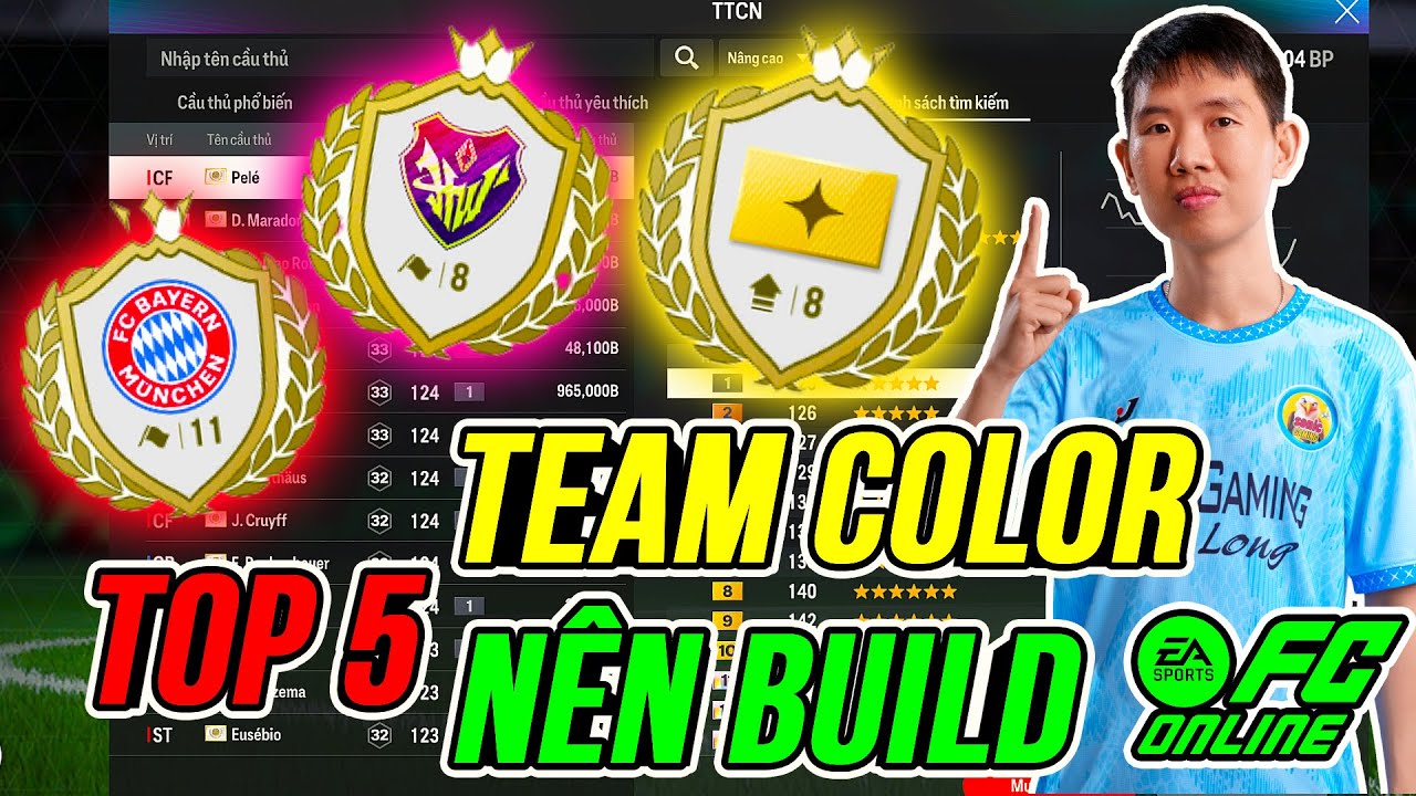 TH&Agrave;NH HO&Agrave; | TOP 5 TEAM COLOR N&Ecirc;N BUILD KHI CHỈ SỐ THAY ĐỔI SAU ROSTER UPDATE | FC ONLINE