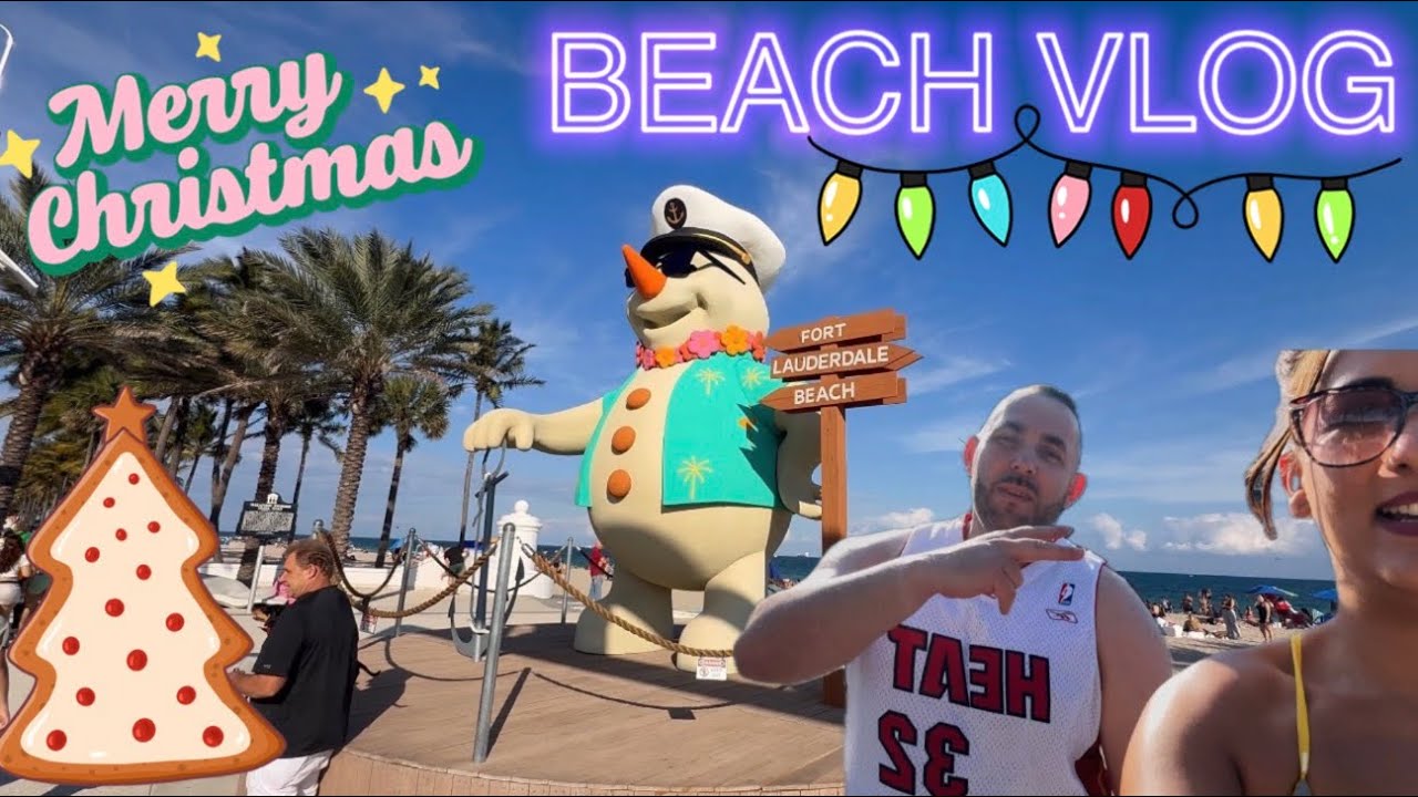 🎄K A R Á C S O N Y I🎄🏖️B E A C H🏖️V L O G🏖️🇺🇸🥳🥳🥳😍