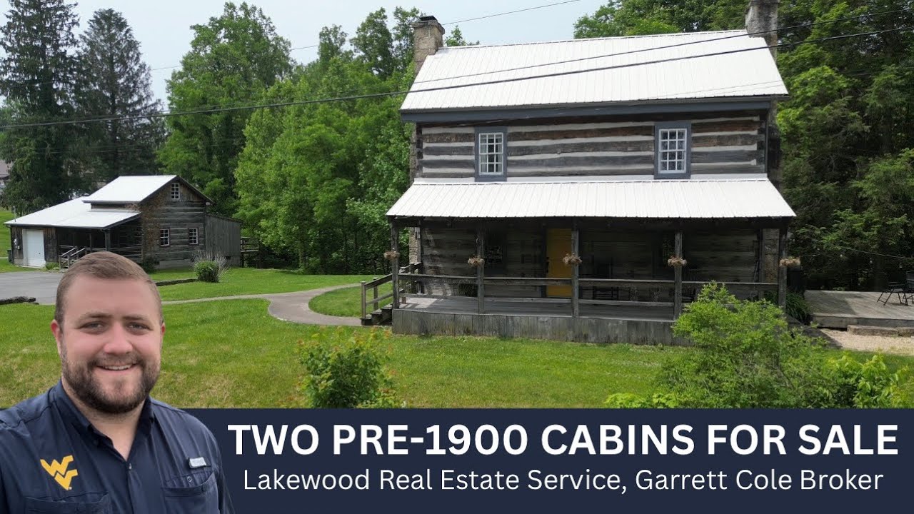 TWO Pre-1900 LOG CABINS | West Virginia Real Estate | AirBnB | Investment Opportunity