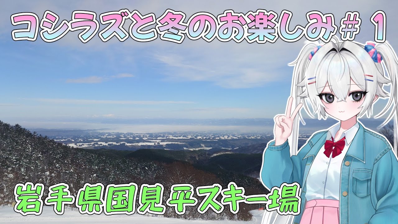 コシラズと冬のお楽しみ25 26＃１【岩手県国見平スキー場】