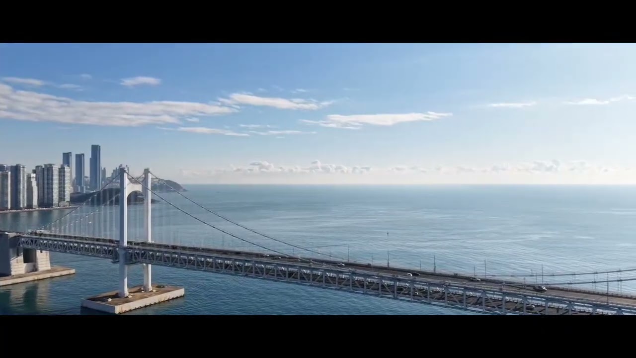 [DRONE] 하늘에서 본 부산 황령산 봉수대,이기대,광안대교 항공뷰 드론촬영