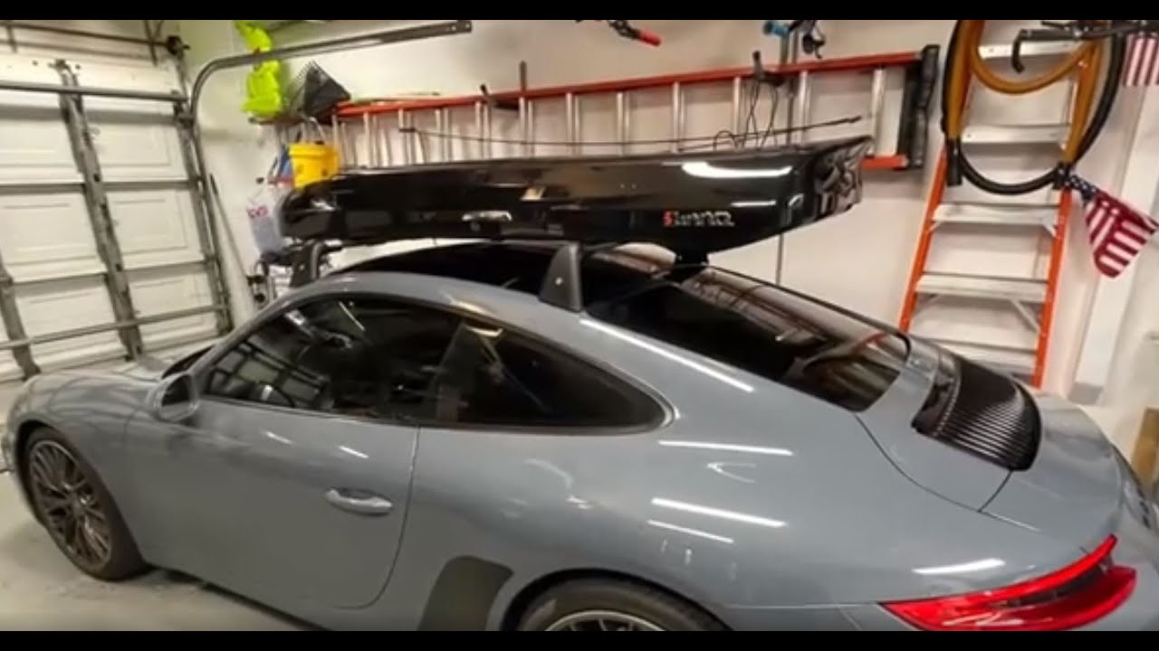 Inno Wedge 660 Cargo Box & Porsche Roof Transport Rack Overview & Installation on 911 991.2 C2S