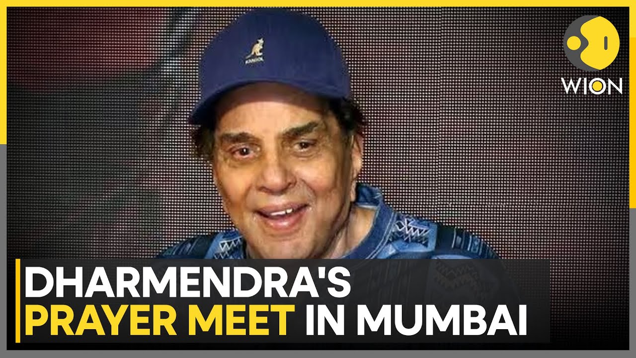 Hema Malini Mourns Dharmendra's Death; Celebrities Pay Last Tribute at Prayer Meet | WION