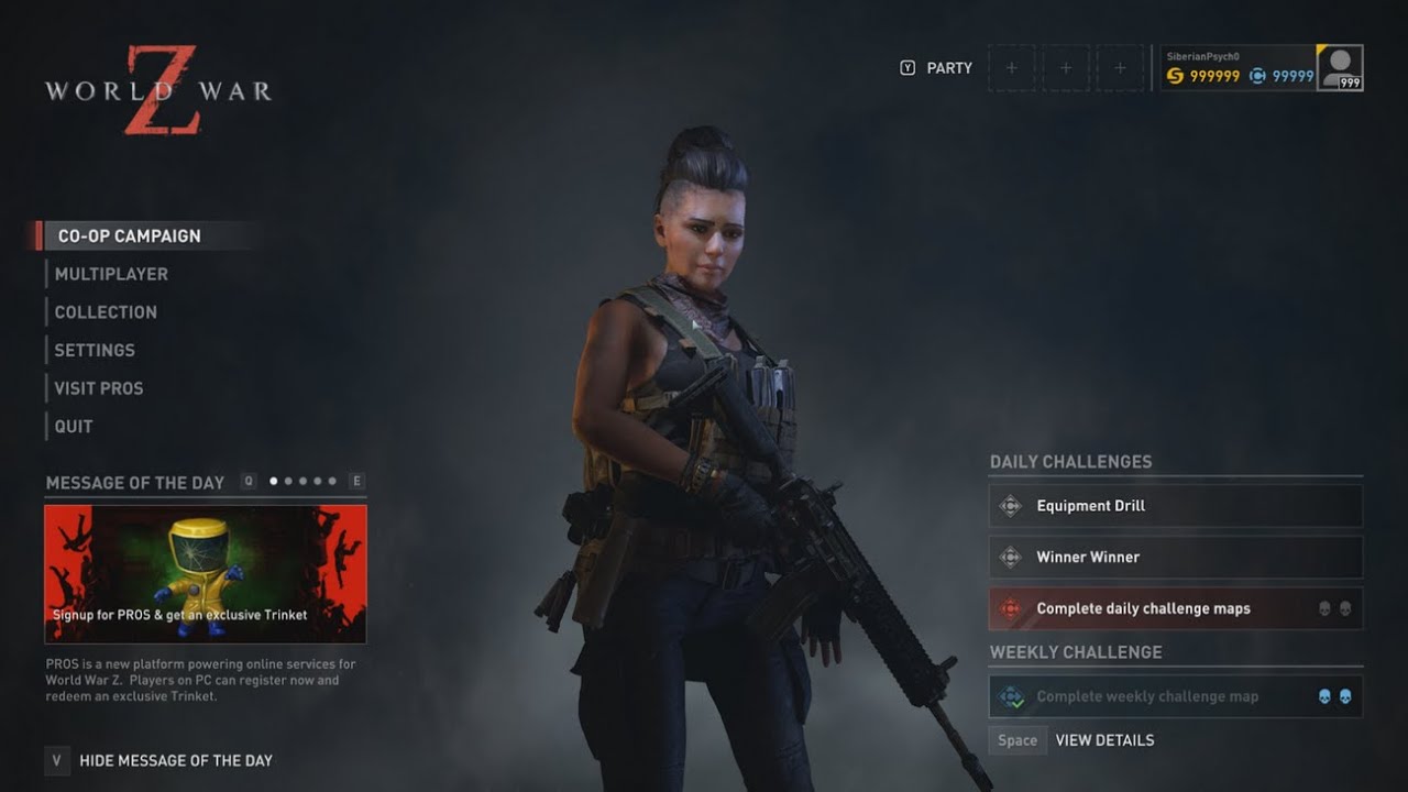 World War Z Aftermath Horde Mode Hard SOLO (30 waves)