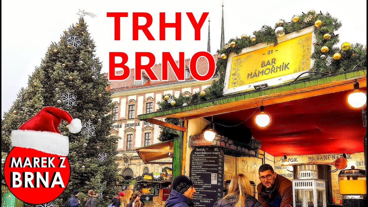 Nejlepší Vánoční trhy Brno - Zelný trh ukázka 40 stánků  2022 Marek z Brna