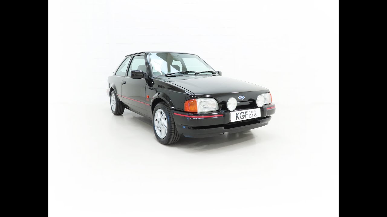 A 1980s Icon the Ford Escort Mk4 XR3i with Only 24,323 Miles from New - SOLD!