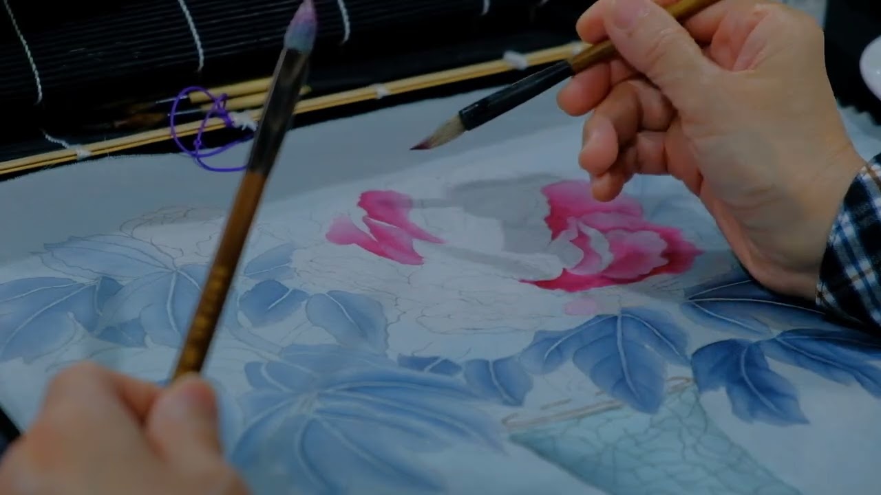 Accompany : Panting my artwork