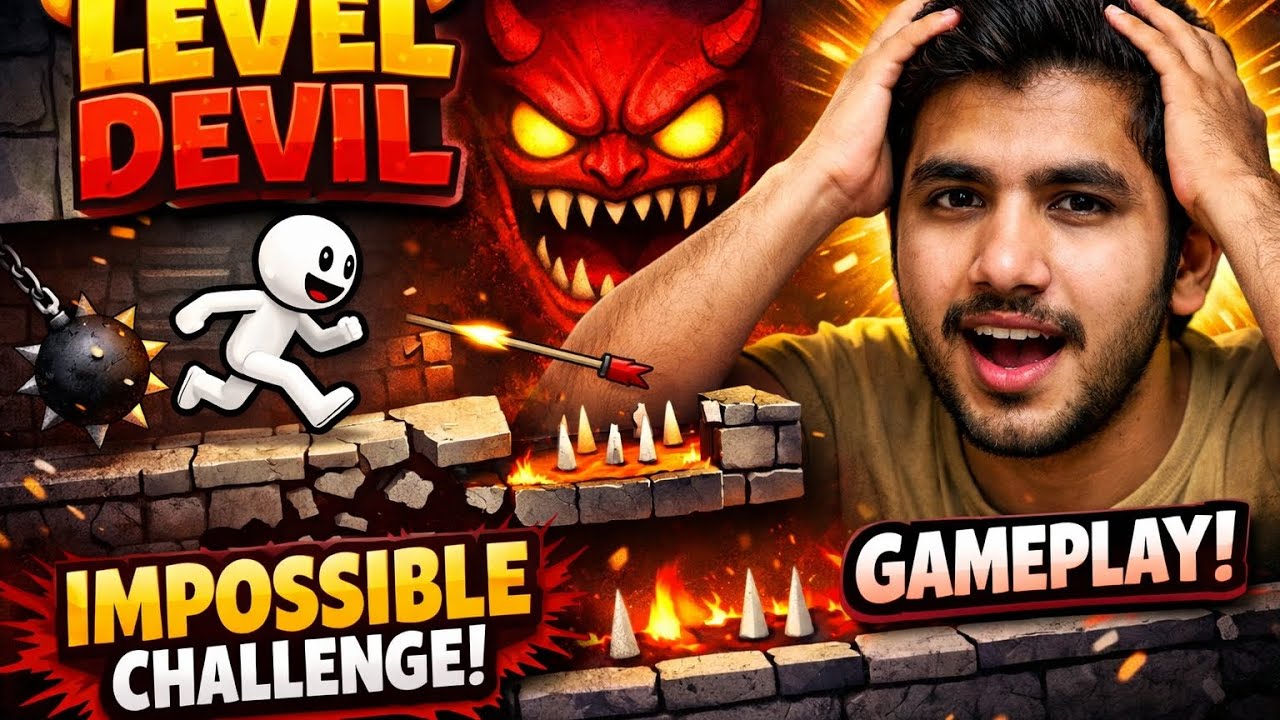 Level Devil – The Most Impossible Game Ever 😱 | Crazy Gameplay #viralreels #gamingviral #viral #new