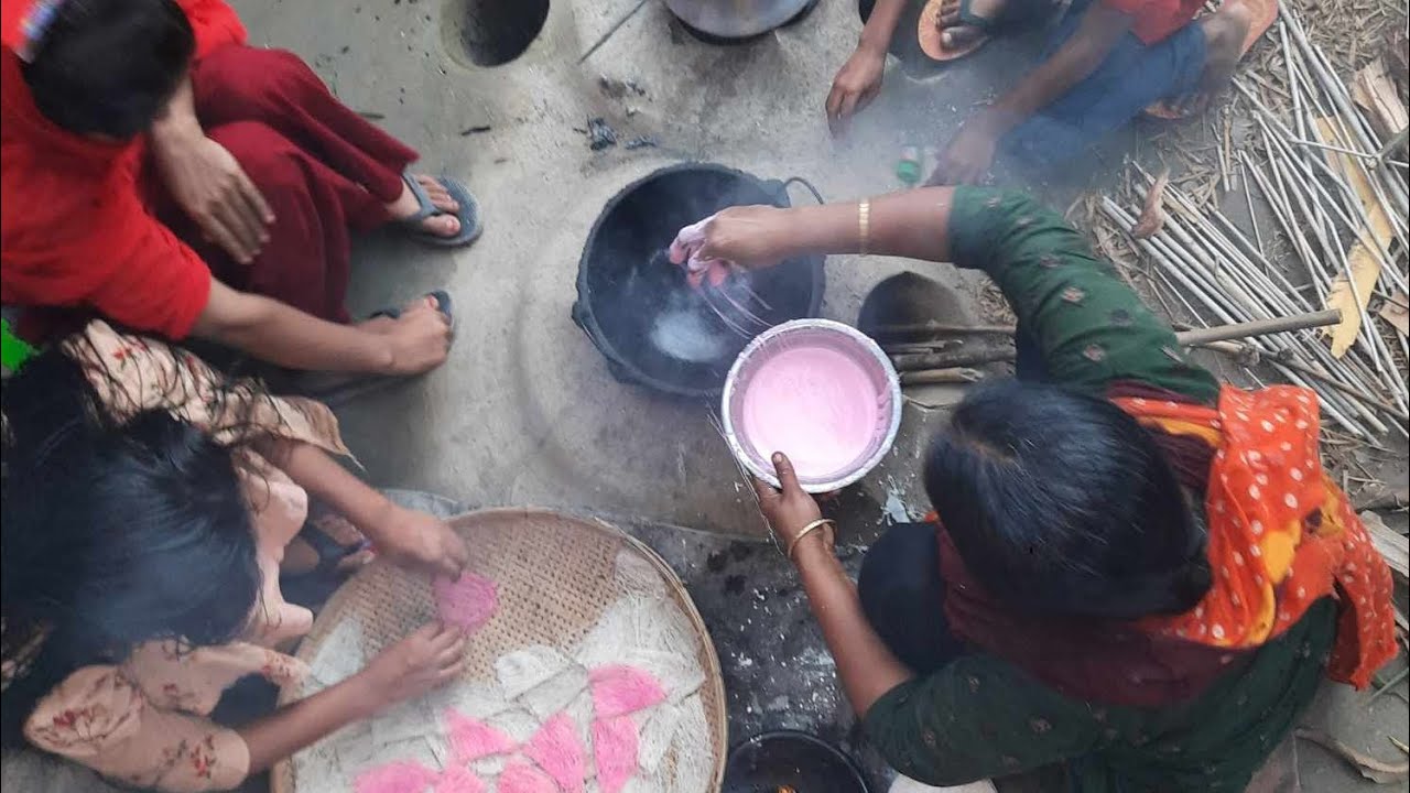 গ্রামবাংলার ঐতিহ্যবাহী চাকা সেমাই। বগুড়ার জনপ্রিয় সেমাই।  সারিয়াকান্দী, বগুড়া