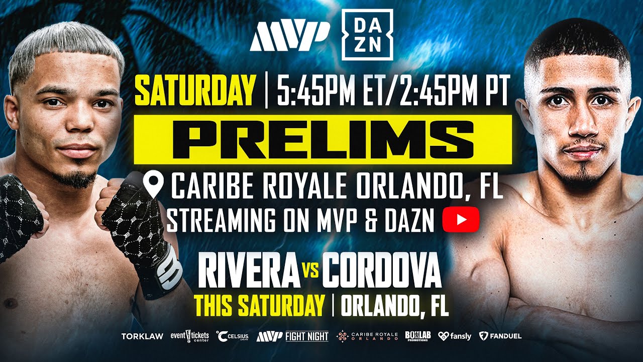 PRELIMS: MVP Fight Night 1 - Rivera VS Cordova