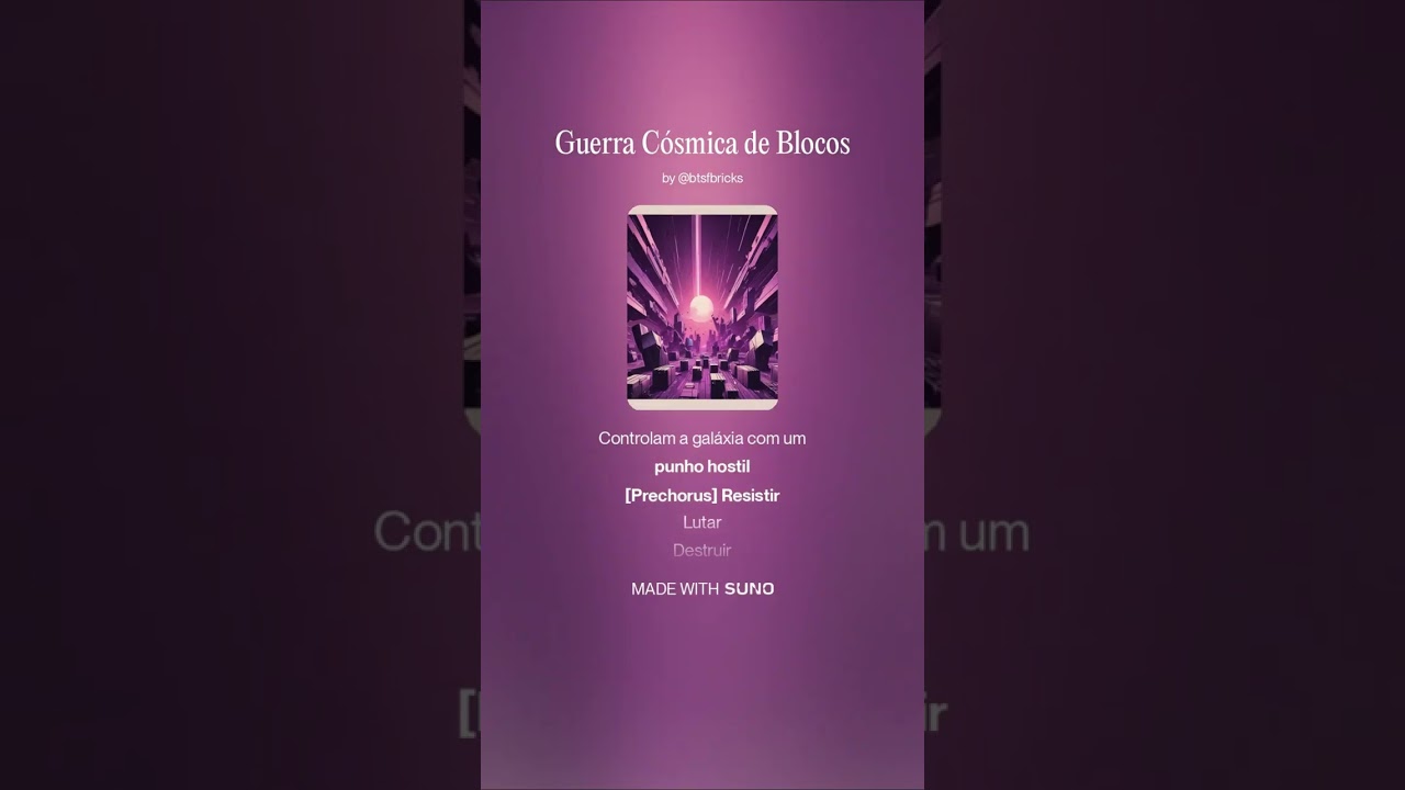 BTSF Bricks Music - Guerra Cosmica de Blocos (Official Lyric Video)