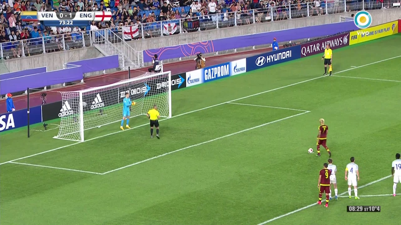 Mundial Sub 20 2017 - Final Venezuela Inglaterra - Penal atajado a Peñaranda