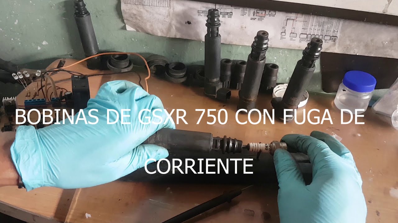 COMO REPARAR BOBINAS GSXR 750