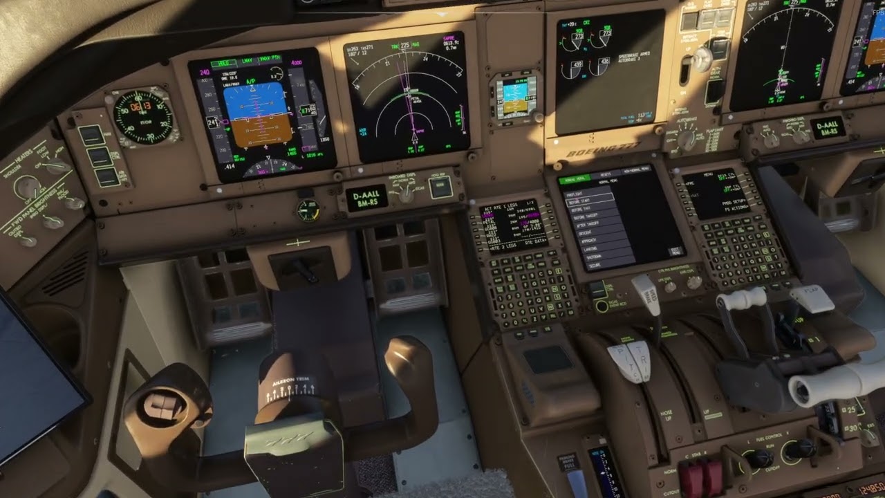 Morning arrival  in Geneva | MSFS2024 | PMDG 777 | Active Sky