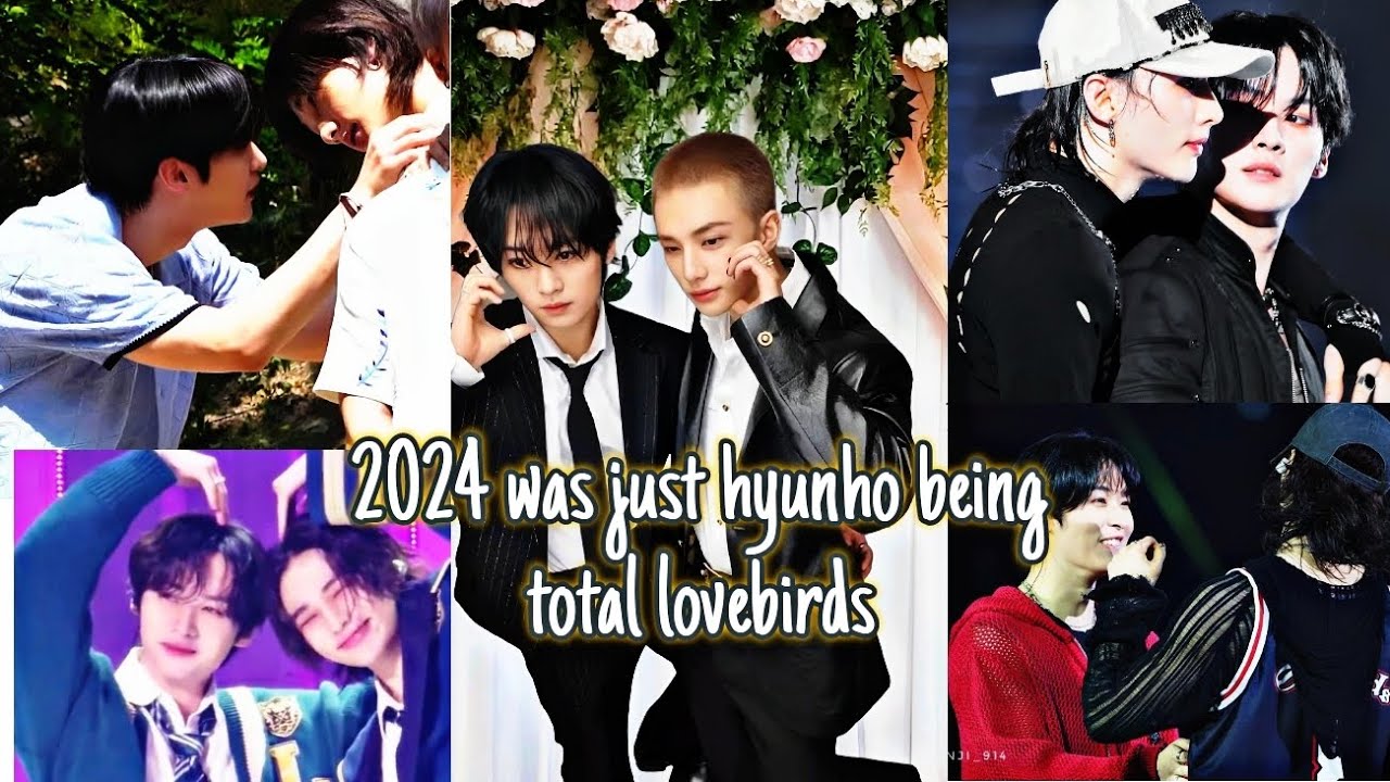 Recap of hyunho moments from 2024🐰🥟✨