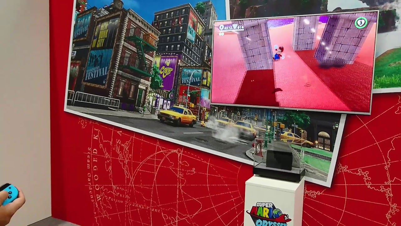 Super Mario Odyssey on Switch at Gamescom 17