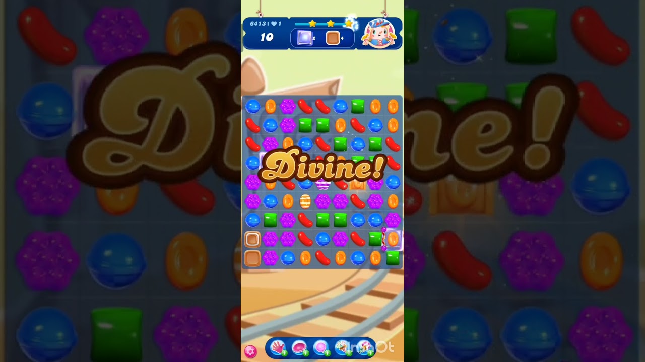 candy crush saga level 6413 hard but Lucky's #gameplay