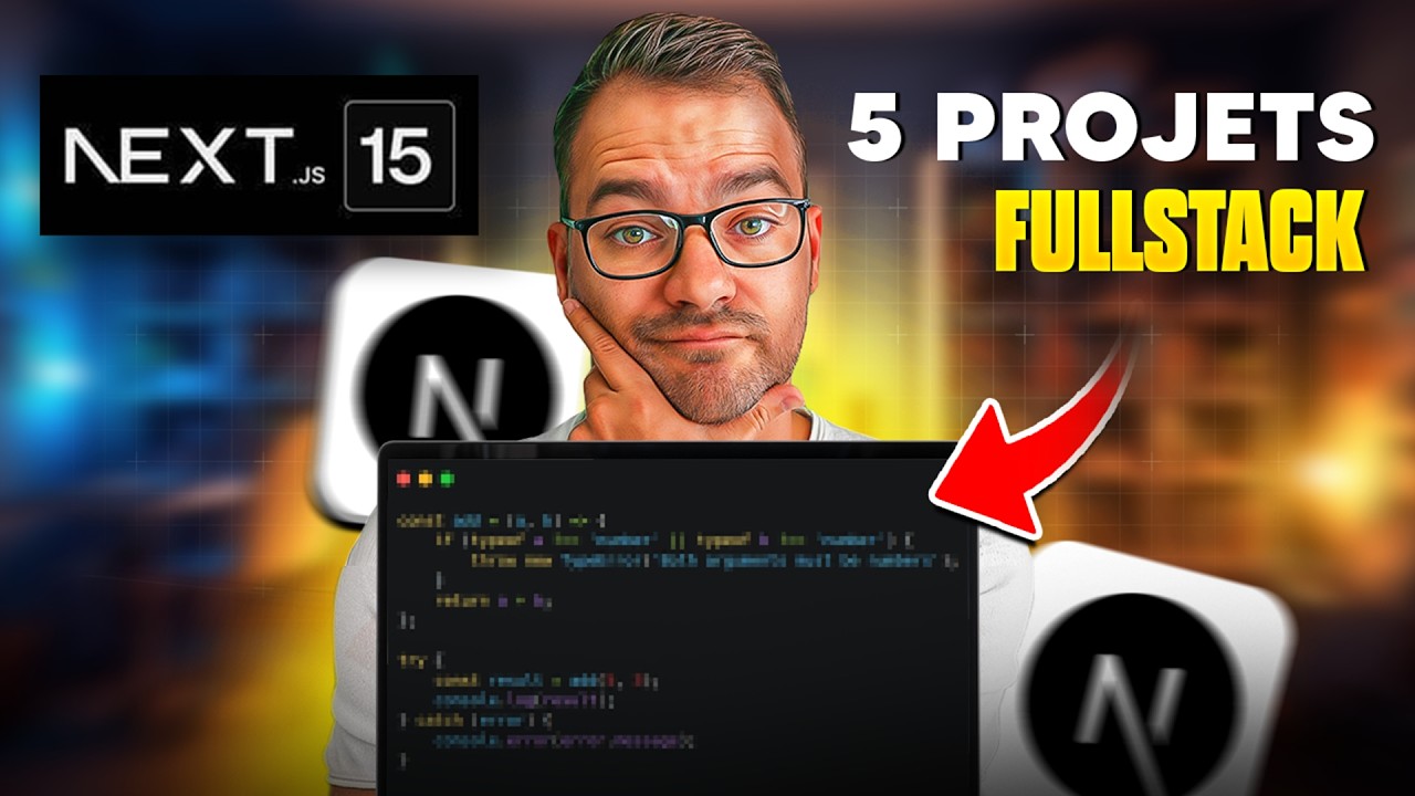 5 Idées de Projets FULLSTACK avec NEXT.JS