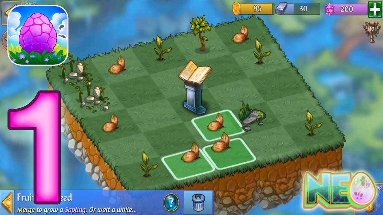 Merge Dragons: Gameplay Walkthrough Part 1 - Ezra's Grave (iOS, Android)
