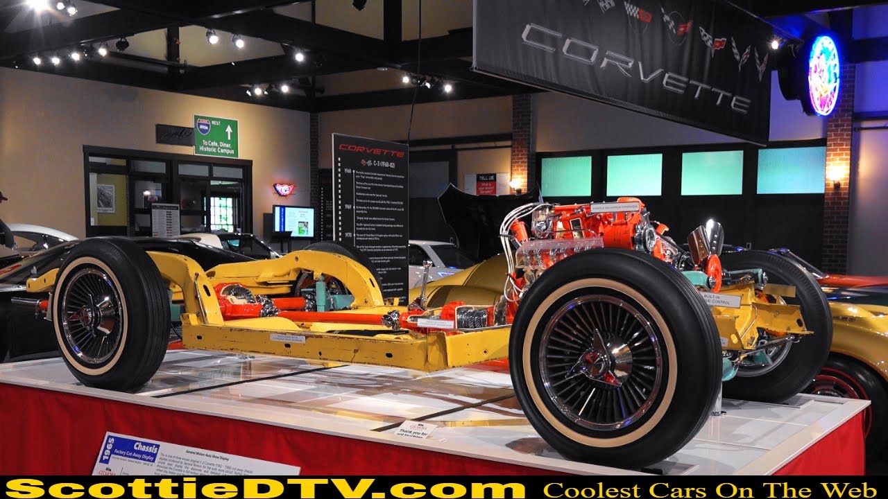 1965 Chevrolet Corvette Cutaway Working Chassis Gilmore Car Museum