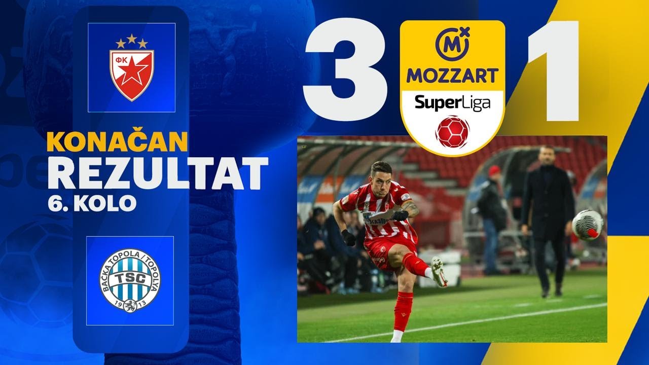 Mozzart Bet Super liga 2024/25 - 6.Kolo: CRVENA ZVEZDA – TSC 3:1 (2:0)