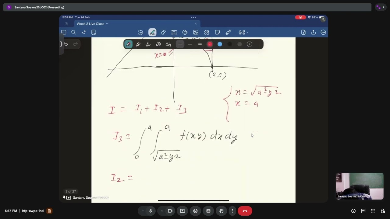 NPTEL- Multivariable Calculus Week 5 Live Discussions