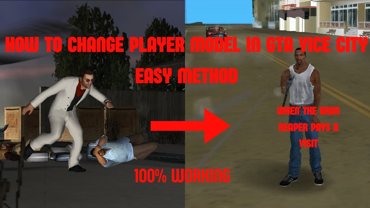 How to change player model in GTA Vice City