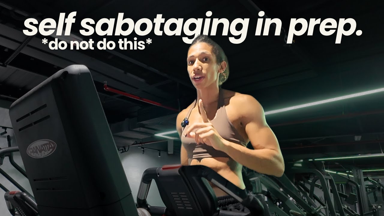 week in my life at 6 weeks out, self sabotage in bodybuilding.. i want to WIN!