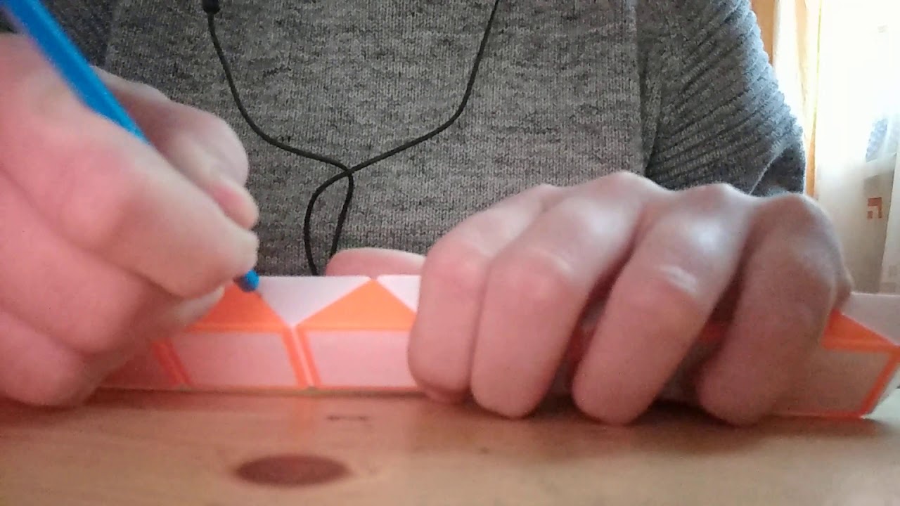 Medium quality orange toy scratching ASMS