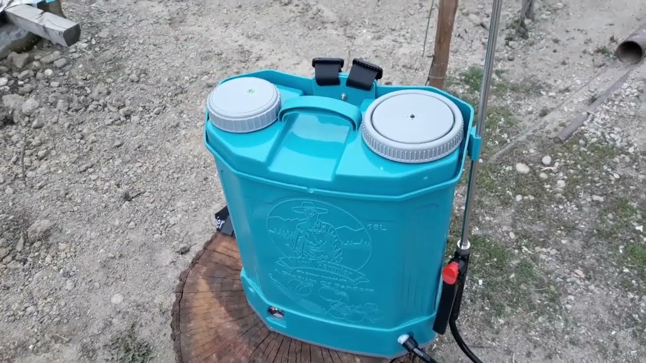 Pompa electrica cu acumulator micul fermier