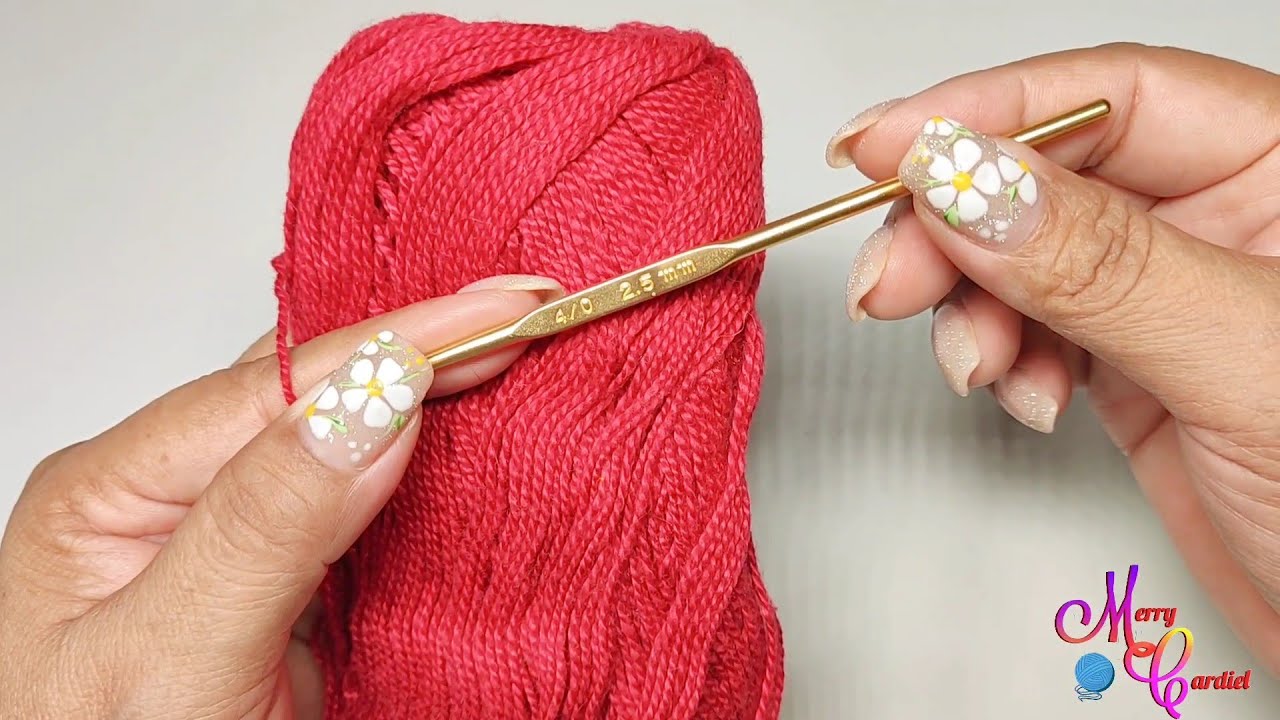 APRENDE A TEJER BONITA PUNTADA PARA CHAL A CROCHET