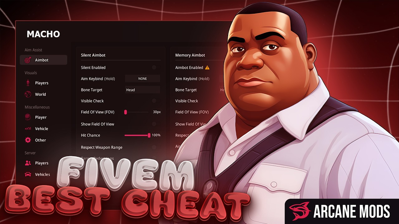 FiveM Free Mod Menu 2026 - Undetected Hack, Aimbot, Money Cheat & Bypass