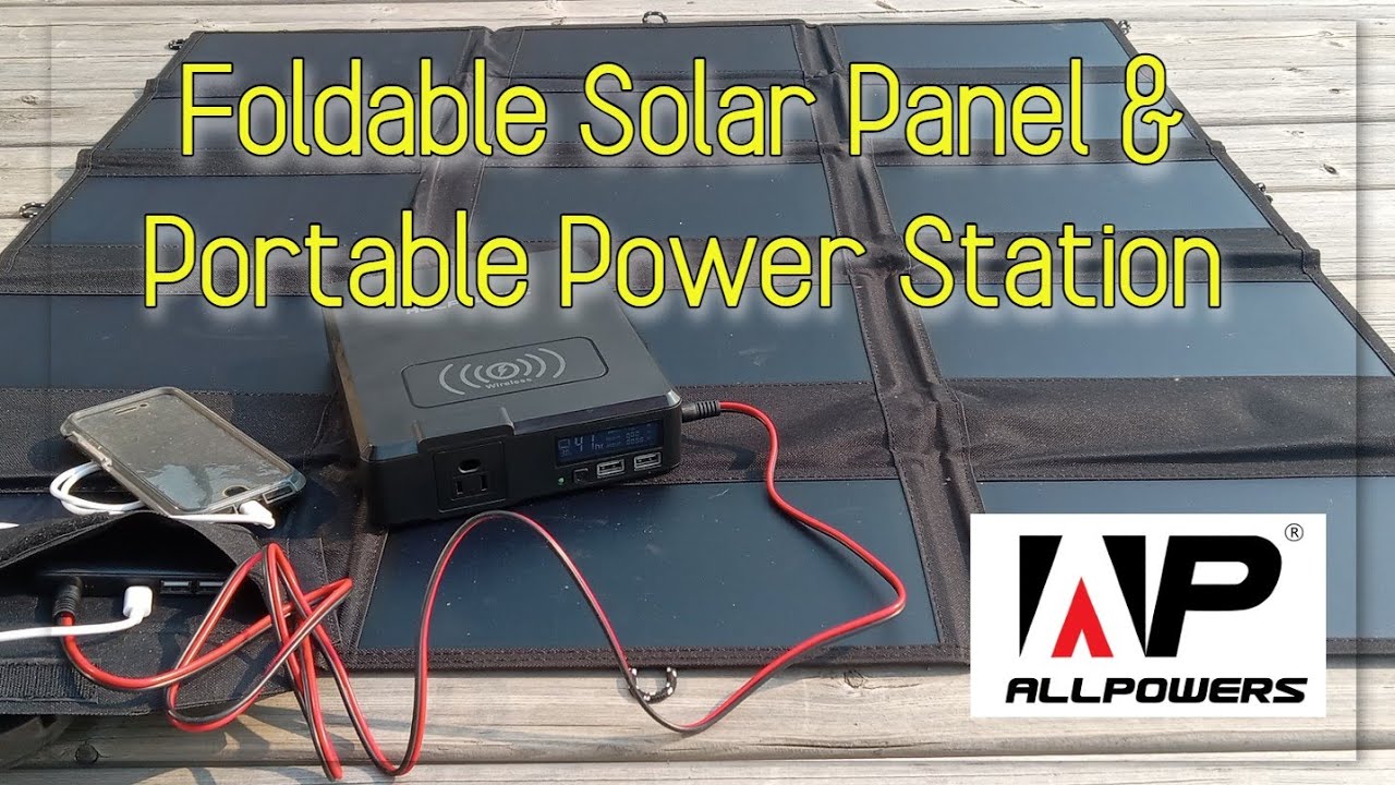 Review of the All Powers portable solar panel and power station