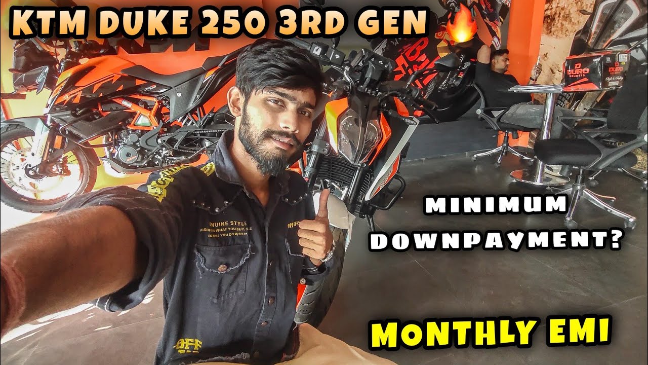 KTM Duke 250 3rd Gen Minimum Downpayment And Monthly EMI🔥
