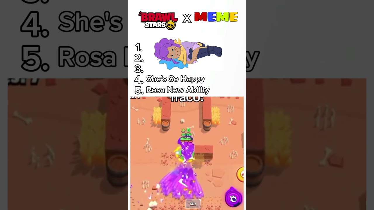 Конец😭 Топ-5 мемов в Brawl Stars #brawlstar #brawlstars