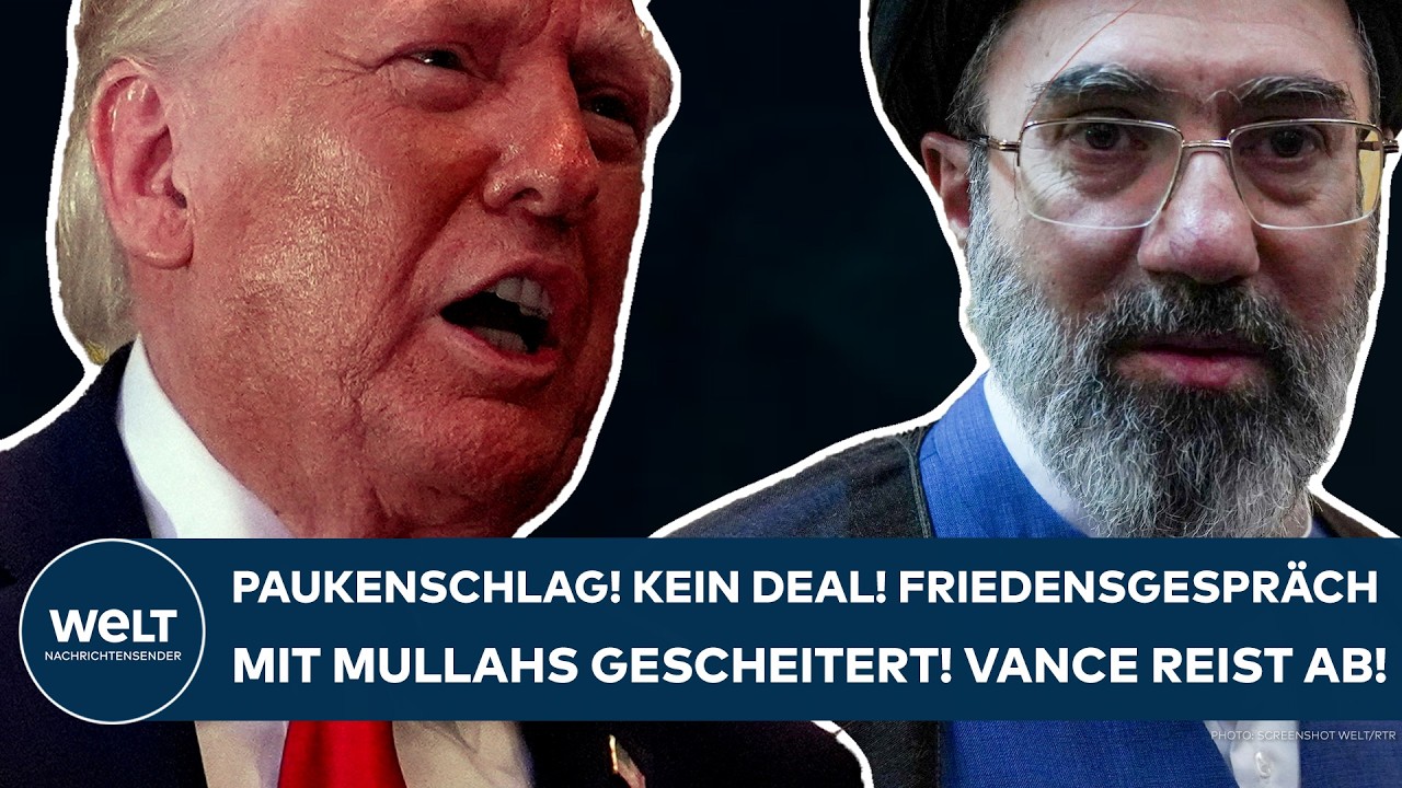 IRAN-KRIEG: Paukenschlag! Kein Deal! Friedensgespr&auml;ch mit Mullahs gescheitert! Vance reist ab!