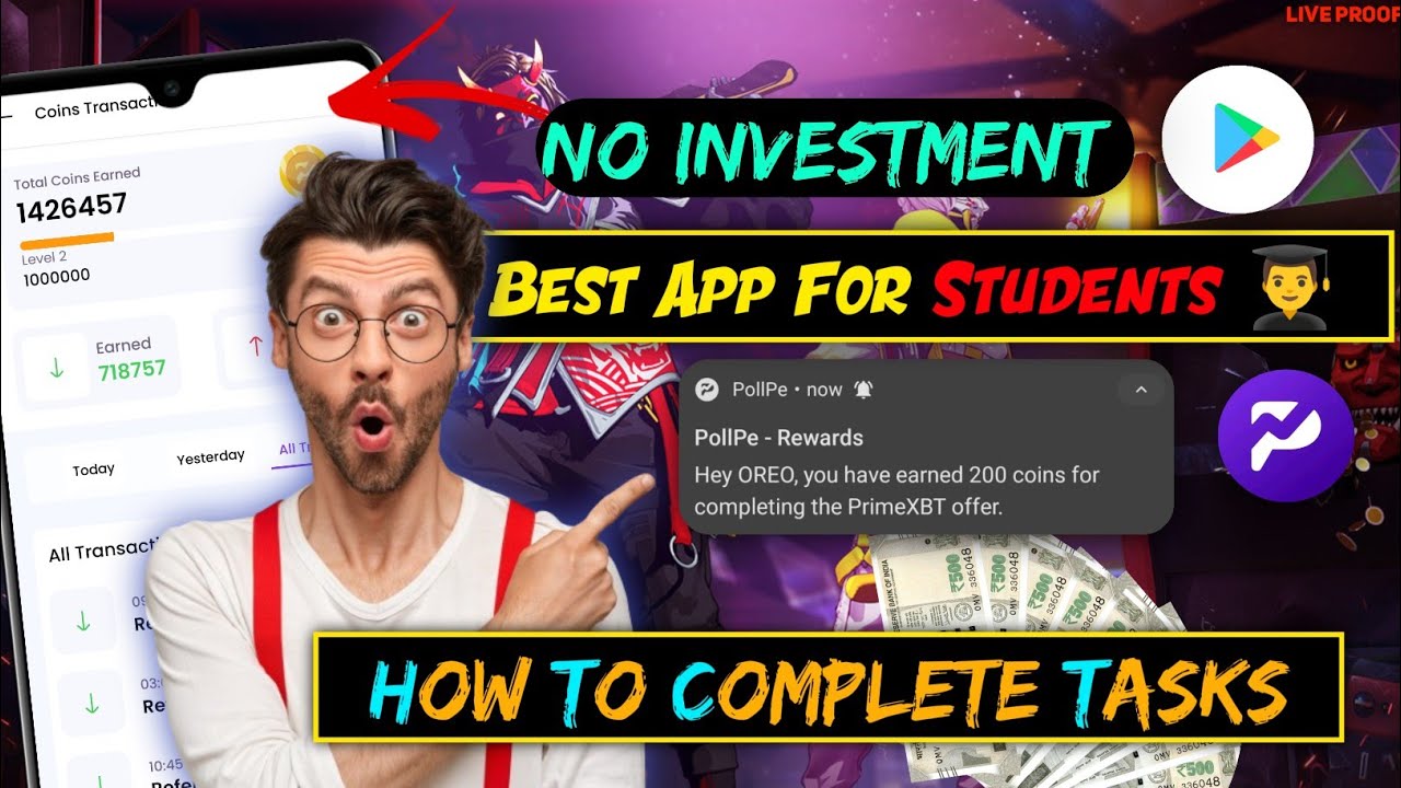 How To Do Tasks After Update In PollPe App 😍 | Unlimited Coins Trick | Free Google gift card App 😍🤠
