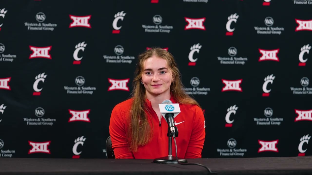 Cincinnati Track & Field | Juliette Laracuente-Huebner Media Availability