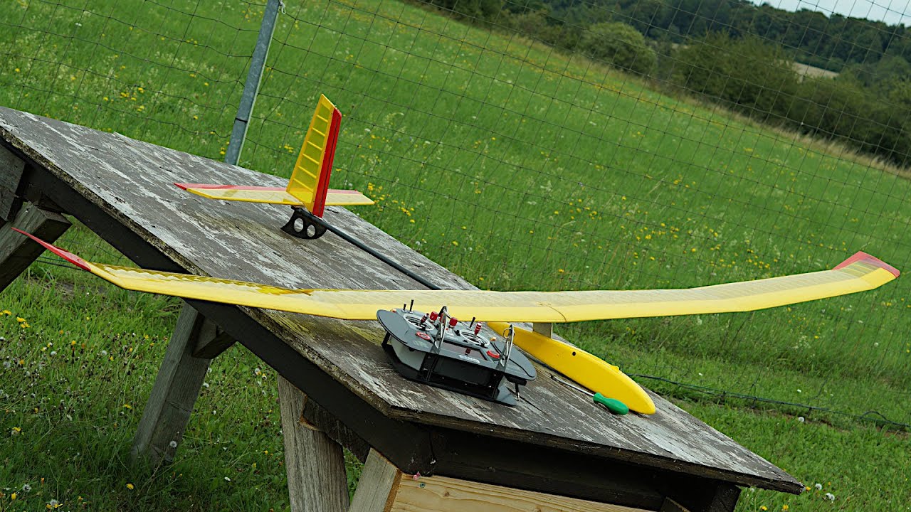 Open Air Segler, Außenlandung, FMT 4/2003 Bauplan, FMSC Sontra