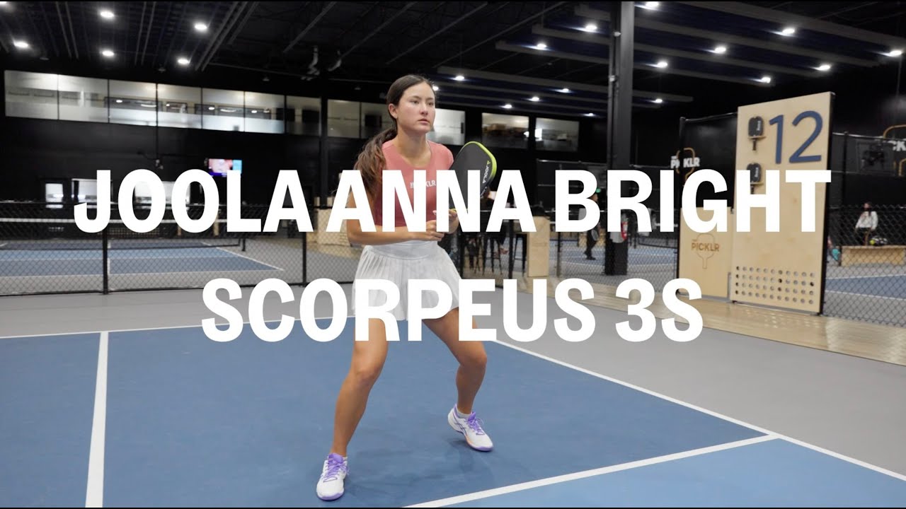 JOOLA Anna Bright Scorpeus 3S | Paddle Review | Pickleball Pro Tips
