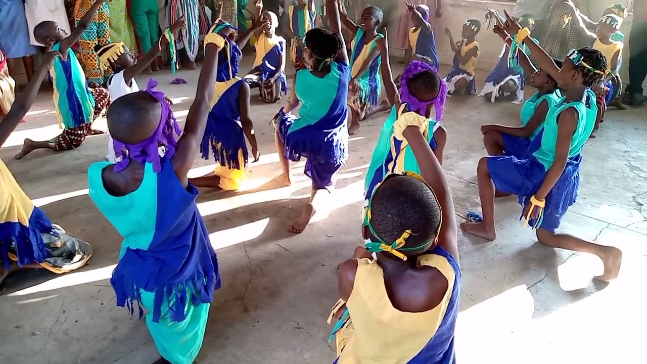 Creative dance performance during Regional MDD competitions in Bundibugyo 2022 (Crimson AGA School)