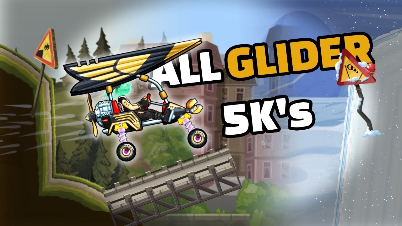 🍜 I GOT ALL GLIDER 5K's - Hill Climb Racing 2 🔥